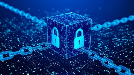 Cyber security and data protection internet network security protects businesses and financial transactions - Powered by Adobe