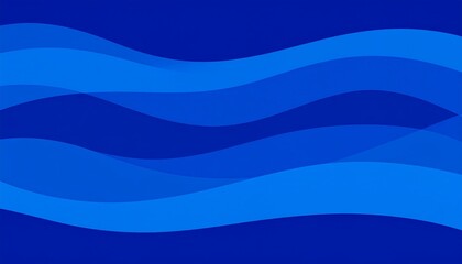 Fototapeta premium Abstract wavy blues