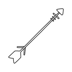 Arrow vector icon. Archery illustration sign. Archer symbol. Bow and arrows logo. Arrow for bow.