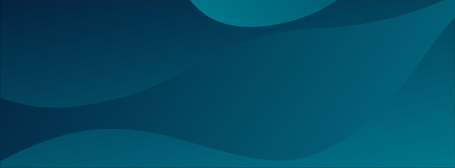 Abstract Teal Wave Vector Background