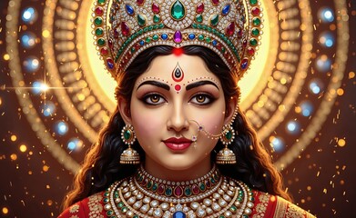 Mata Rani Sherawali Navratri Festival Scene