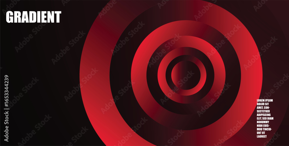 Poster abstract line wave gradient poster background vector. minimal abstract covers. cover template with v
