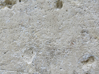 texture of the white limestone wall
