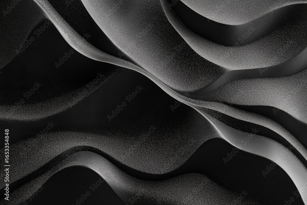 Poster textured black and gray gradients create a captivating modern aesthetic with depth and movement