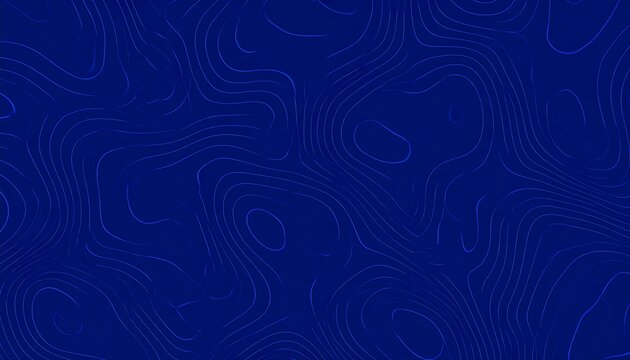 Abstract dark blue background with swirling, flowing lines creating a topographic-like texture