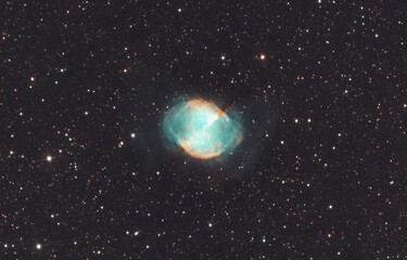 M27 (Hantelnebel), echtes Bild, keine KI