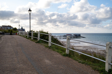 Early evening on Cromer cliff top path