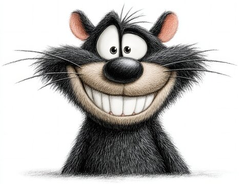 cartoon Tasmanian devil isolated