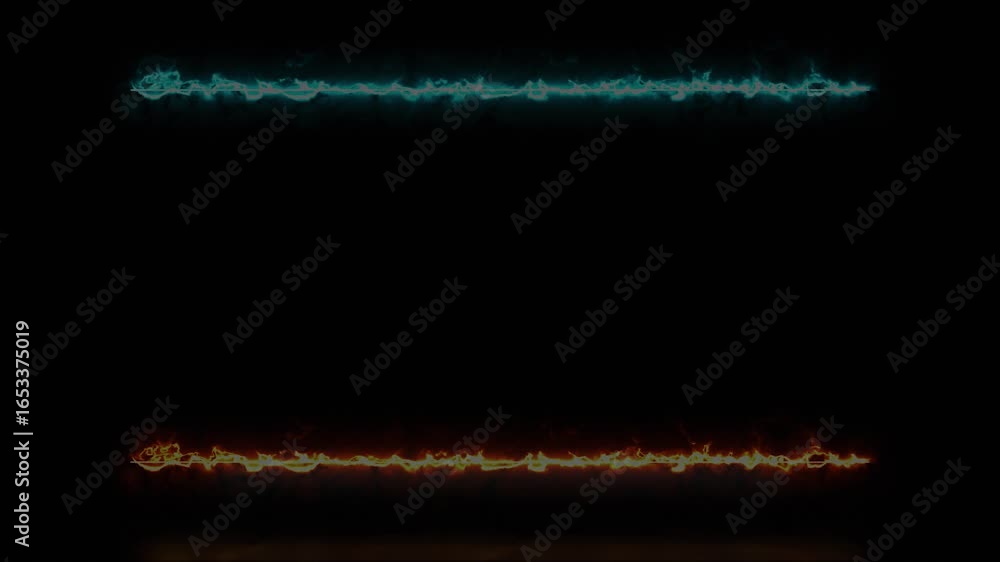 Poster neon led animation, transparent neon light. neon shape line animation. flickering neon border frame 