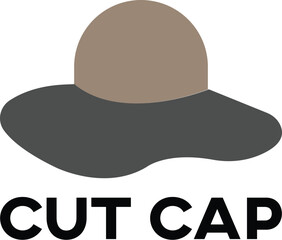 Cap fashion design. Cap logo design. Fashion logo design. Stylish logo design. Head logo design. 