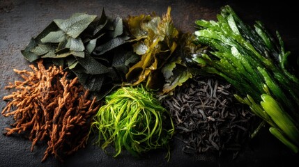 Seaweed Bounty: A Diverse Collection of Marine Algae