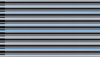 Obraz premium Abstract grayscale and light blue horizontal striped pattern; modern, minimalist, geometric design; clean, calm, and sophisticated texture.