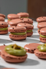 Elegant and Luxurious French Macarons in a Dubai Bakery