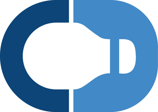 CD logo design. Electric logo design. DC logo design