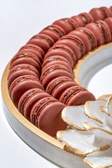 Elegant and Luxurious French Macarons in a Dubai Bakery