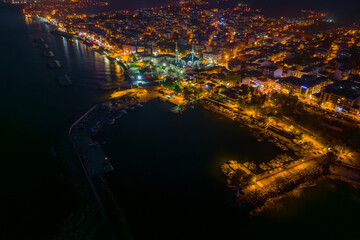 Akcakoca Town coastal view in Duzce Province