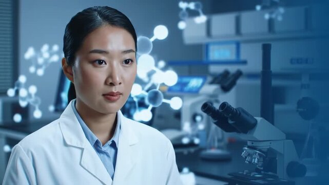 A lab researcher shares insights on recent advancements in molecular biology. She talks about the implications of research findings for healthcare and disease prevention strategies