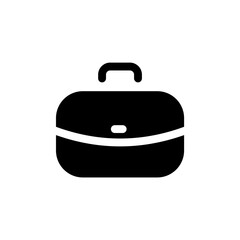 briefcase icon is designed in an easily recognizable style. It's suitable for a variety of visual needs, such as digital media or other graphic design projects