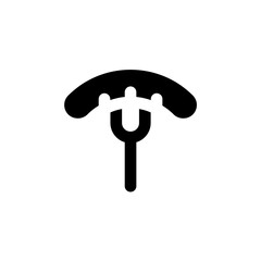 sausage icon is designed in an easily recognizable style. It's suitable for a variety of visual needs, such as digital media or other graphic design projects