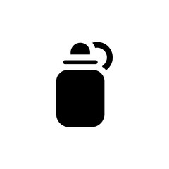 milk bottle icon is designed in an easily recognizable style. It's suitable for a variety of visual needs, such as digital media or other graphic design projects