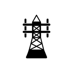 creative details transmission tower icon vector illustration