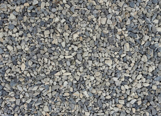 large quantity of white and grey gravel