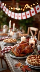 Canadian Thanksgiving Dinner Indoors