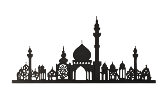 3D text Ramadan 2026 banner design with elegant style representing Islamic holy month celebration spirituality cultural tradition and festive community gathering isolated on transparent background PNG