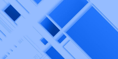 Blue gradient background with line patterns