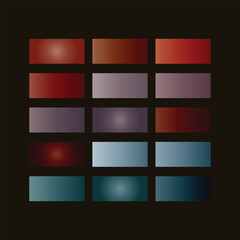 Gradient Color Set Element Set-Free Vector