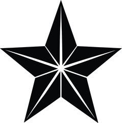 Geometric Star Shape Silhouette symbol icon