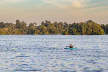 Kayaking on Ellesmere Lake