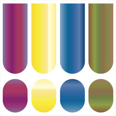 Gradient Color Set Element Set-Free Vector