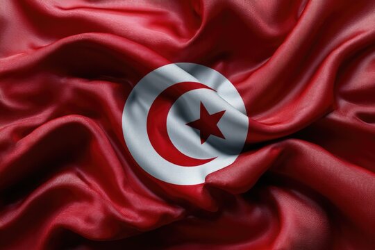 Tunisia festive scene: national symbol, joyful citizen, cultural celebration, historic memory, Carthage music, Tozeur harvest, proud tradition, republic spirit, coastal heritage, freedom pride unity - Powered by Adobe