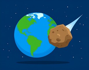 Asteroide, terra  