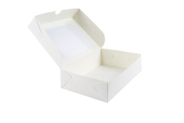white box isolated on white background