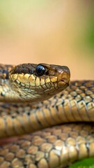 Obraz premium Close-up of a snake's head (2)