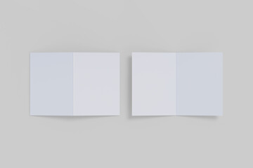 A5 bifold brochure for mockup design and presentation