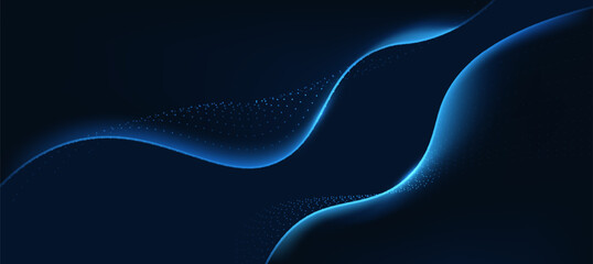 Technology digital flow background, modern tech banner, corporate business concept, hi-tech abstract background  for presentation business or tech event poster EPS 10