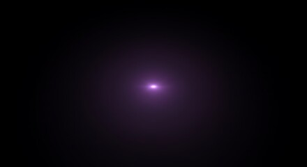 Obraz premium Abstract Purple Light Flare: Glowing Orb in Dark Background, Mystical and Ethereal.