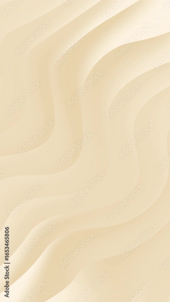 Poster an abstract soft beige with a soft, flowing wave pattern