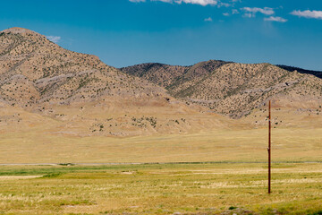 Obraz premium mountain landscape with blue sky