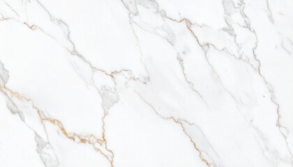 Obraz premium Elegant white marble slab featu delicate gold veining creates a sophisticated and luxurious texture perfect for backgrounds and design applications for interiors.