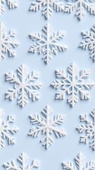 Winter Snowflake Pattern