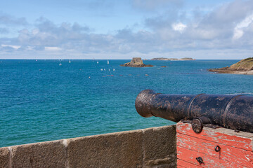 Historische Kanone, Saint Malo