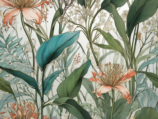 seamless floral pattern