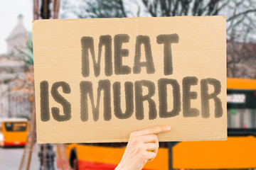 “Meat is Murder” — Vegan activism urges care for animals and environmental stewardship....