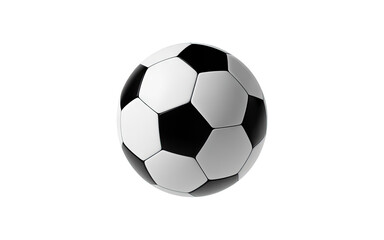 Dynamic soccer ball ready for action, perfect for sports promotions and championship branding