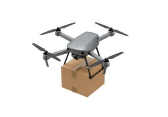 Delivery Drone Package Technology Quadcopter Box Shipping Aerial Transport Autonomous Flying Commercial Service