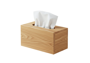 Tissue Box Wooden Holder Dispenser Bathroom Kitchen Home Decor Natural Oak Wood Rectangular